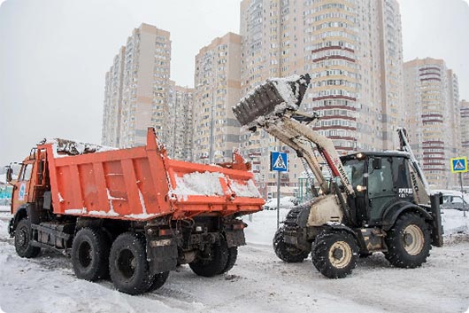 Стоимость вывоза снега из Москвы
