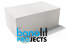 Пеноблок (пенобетонный блок) стеновой BONOLIT Projects D400 600x500x250