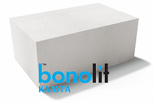 Пеноблок (пенобетонный блок) стеновой Bonolit Калуга D400 625x250x300