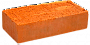Кирпич керамический строительный одинарный 1NF полнотелый М-150 РЖЕВ - миниатюра 1